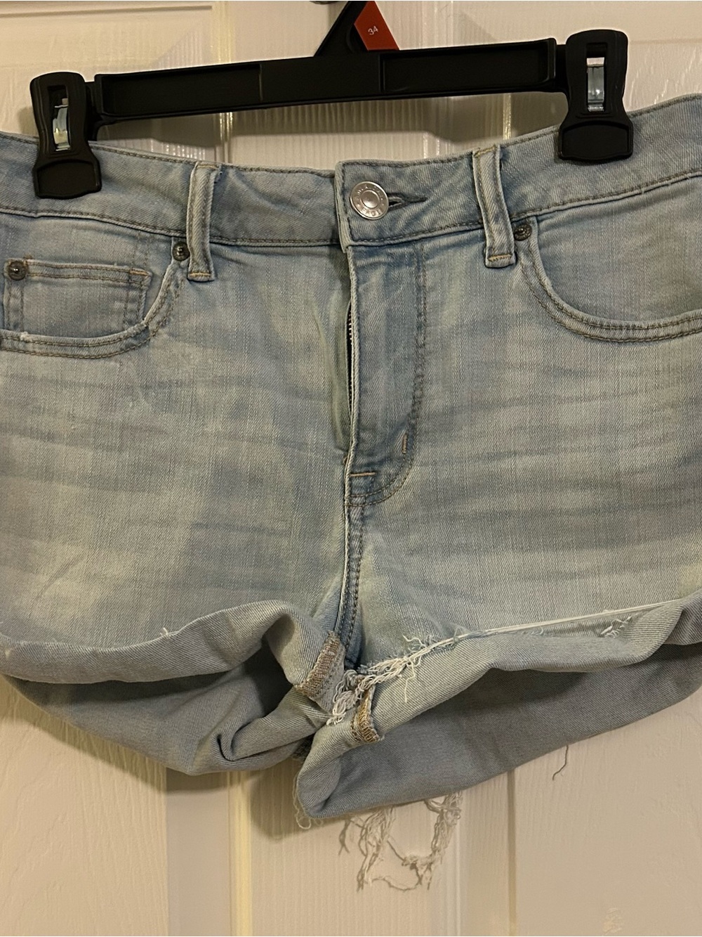 American Eagle Outfitters Light Blue Denim Shorts
